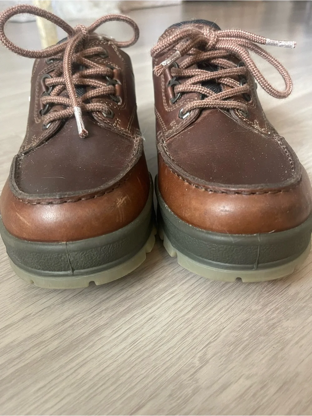 ECCO Track Brown Leather Gore-Tex Shoes